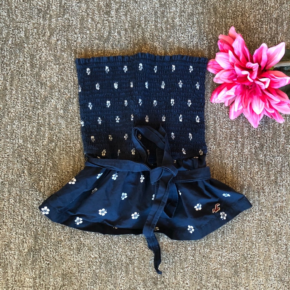 Hollister floral peplum top